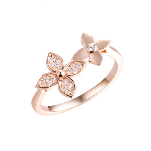 Кольцо CZ-R04037-X-G-X-X-W (Ag 925)