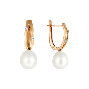 Серьги 290-1-1089Р (Au 585)