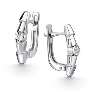 Серьги 02-4522/000Б-00 (Ag 925)