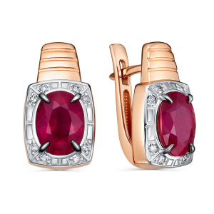 Серьги 12-02174-3489 (Au 585)