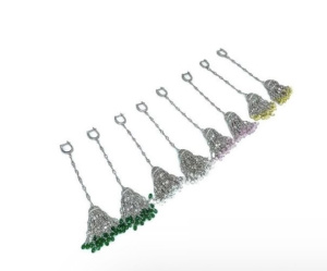 Серьги EMOBKD1066Y (Ag 925)