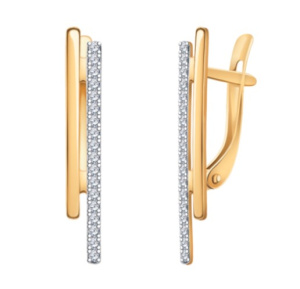 Серьги 22102 (Au 585)