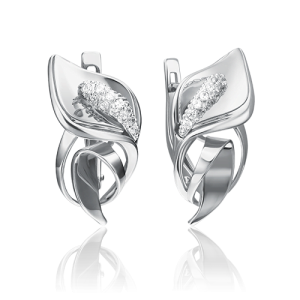 Серьги 02-4280-00-401-1120-23 (Au 585)