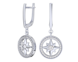 Серьги 2101635-00775 Ag 925