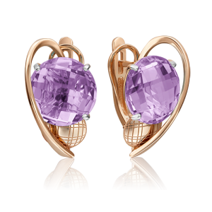 Серьги 02-4183-00-203-1110-46 (Au 585)