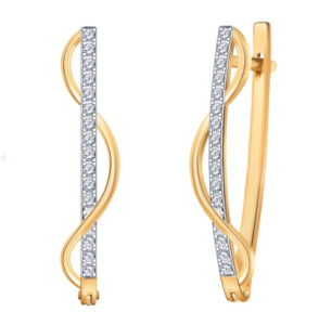 Серьги 21322 (Au 585)