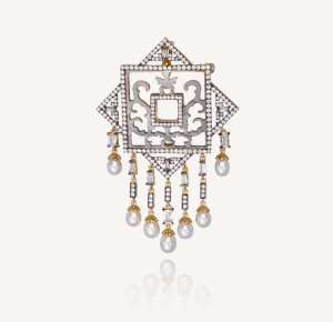 Брошь-трансформер ORBR128 (Ag 925)