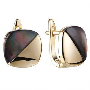 Серьги PI-E03570-X-L-PNB-X-X (Ag 925)