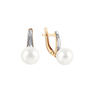 Серьги 290-1-1081Р (Au 585)