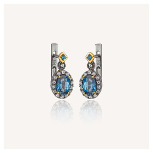 Серьги BYZE240BT (Ag 925)