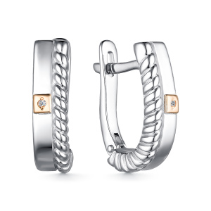 Серьги 02-3954/000Б-00 (Ag 925)