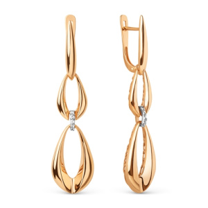 Серьги 902092-1102 (Au 585)