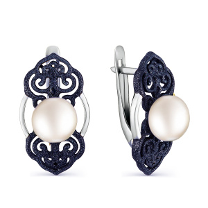 Серьги 52832S1B (Ag 925)