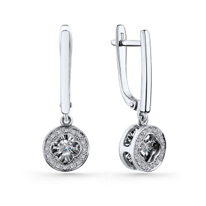 Серьги 02-12-5923-31-00-1 (Au 585)