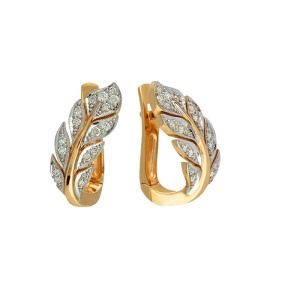 Серьги 2639018 (Au 585)