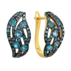 Серьги 02500380168 (Au 585)