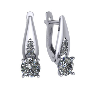 Серьги S2180281010 (Ag 925)