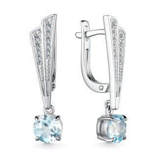 Серьги 02-4058/00ТБ-00 (Ag 925)