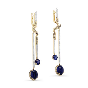 Серьги 12-21345-9889 (Au 585)