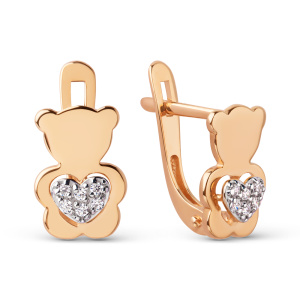 Серьги 031662-1102 (Au 585)