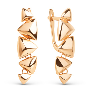 Серьги 903882-1000 (Au 585)