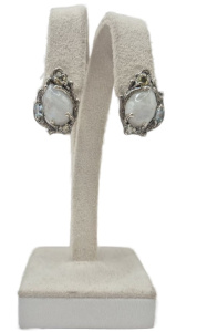 Серьги 715с-нат АА+ (Ag 925)