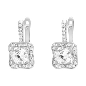 Серьги CZ-E00928-1-X-W-W-X-W (Ag 925)