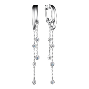Серьги 02-3217/00СВ-00 (Ag 925)
