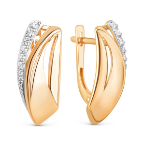 Серьги 022662-1102 (Au 585)