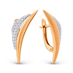 Серьги 904722-1102 (Au 585)