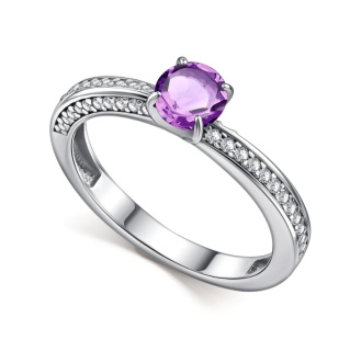 Кольцо 01-4846/00АМ-00 (Ag 925)