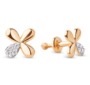 Пуссеты 029452-1102 (Au 585)