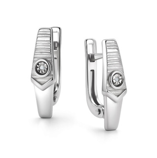 Серьги 02-4287/000Б-00 (Ag 925)