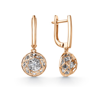 Серьги 02-11-51235-11-00-1 (Au 585)