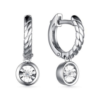 Серьги 02-3947/000Б-00 (Ag 925)