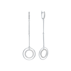 Серьги MP-E00500-X-W-X-X-W (Ag 925)