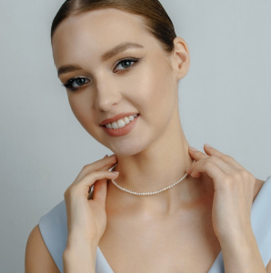 Бусы 01406S1D4.40 (Ag 925)