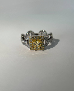 Кольцо SS-B2141RK1C (Ag 925)