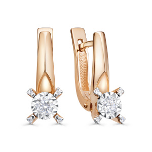 Серьги 12-02052-1000 (Au 585)