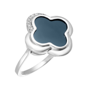 Кольцо TC-R01072-Вl-W-X-X-W (Ag 925)