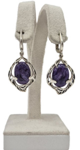 Серьги 4056с-нат ААА+ (Ag 925)