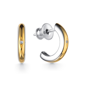 Пуссеты 02-2622/00СВ-18 (Ag 925)