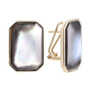 Серьги PI-E04250-X-L-PNB-X-X (Ag 925)