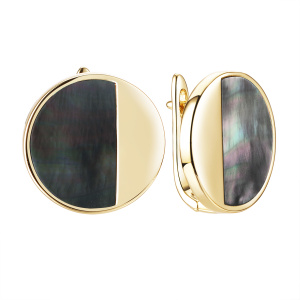 Серьги PI-E03573-X-L-PNB-X-X (Ag 925)