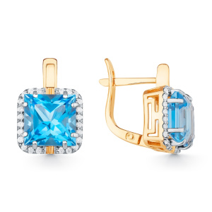 Серьги 11310524 (Au 585)