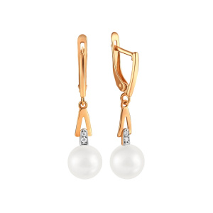 Серьги 290-1-1045Р (Au 585)