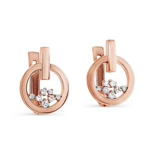 Серьги 12-01692-1000 (Au 585)