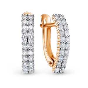 Серьги 2182081010 (Au 585)