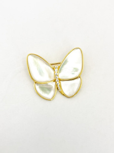 Брошь SAM778B-Y (Ag 925)