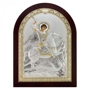 Икона GF0505/1 Георгий Победоносец (Ag 925)